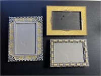 3 picture frame with crystals