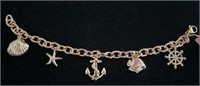 Stainless Steel Bracelet with charm (8.50in) ION