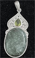 Platinum Bond Brass pendant without chain Karis
