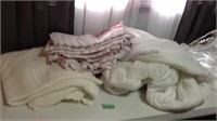 mattress pad, flannel sheets, blanket queen size?