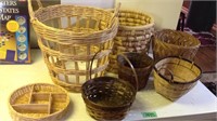 wicker baskets assorted sizes