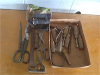 Tin snips and tools