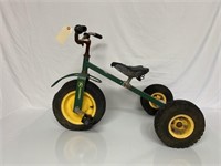 John Deere big wheel tricycle. Tires are flat and