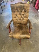 Brown Office chair.