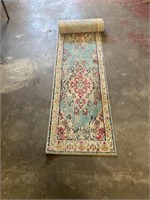 Safavieh light blue fuchsia rug. 2’2”x12’