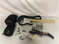 Xbox guitar fender, Gibson, the Beatles rock band