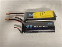 Two Floureon 4.0 High power 30c battery.