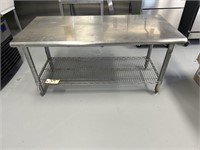 4ft Low Profile Stainless Steel Table