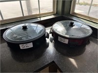 2 Electric Skillets