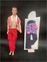 1960 Dated Ken Doll + Extra Clothing
