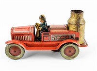 Arnold Tin Litho Penny Toy Steam Fire Truck Windup