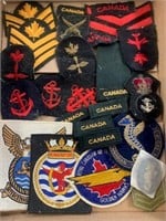 Vintage Royal Canadian Navy Patches & Flashes (a)