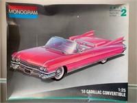 Monogram 1/25 scale 59' Cadillac Covertible Model