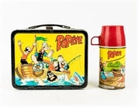 1964 Popeye Metal Lunch Box w/ Thermos