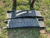 2 Fold out Metal Trailer Ramps