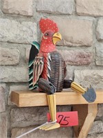 WOODEN JOINTED ROOSTER