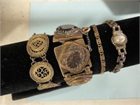 Vintage bracelets, some broken links
