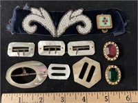 Shell and other clips and buckles