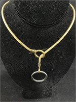 Gold plate 17 inch necklace