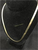24 inch gold plate chain necklace