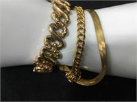 Gold plate bracelets