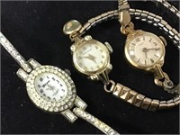 Ladies watches, Geneva Westclox and Timex