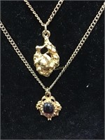 Gold plate 18 inch necklaces