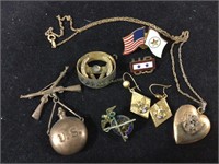 Military jewelry and medallions