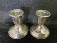 Pair of Duchin sterling Silver weighted