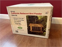 California Redwood Bird Feeder