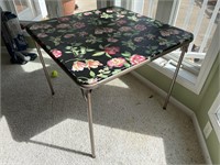 Floral Folding Table