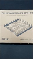 Pull out cabinet organizer 20w x 21”d