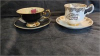 Elizabethan, Paragon teacups +saucer - ZE