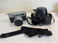 Yashica Lynx-14 camera w/ 45mm lens - AB