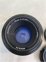 Minolta Maxxum Lens AF 50mm 1:1.7 (22) AB