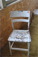 Old metal chair