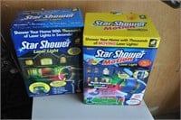 2 star shower motion lights