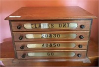 Clarks Four-Drawer Spool Cabinet