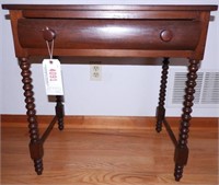 Pine and poplar antique single drawer washstand
