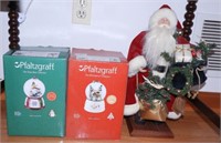 (2) Pfaltzgraff Snow Globes in original boxes