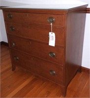 Early 19th Century Cherry four drawer chest of