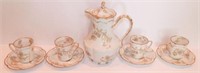 9pc Haviland and Co. Limoges France hand painted