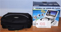 7” Portable Flat Screen DVD player and soft