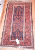 Iranian wool Pile scatter rug 70” x 36”
