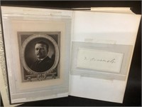 Theodore Roosevelt Autograph and Picture