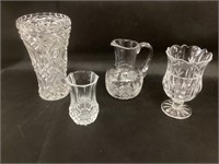 4 Nice Pieces of Crystal Glass Ware