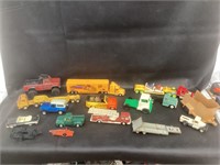 Collection of Toy Cars and Toy Trucks