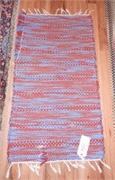 Contemporary rag rug (new never used) 45”x 27"
