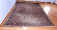 Wool Pile semi-antique floral area rug