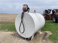 1,000 gallon diesel barrel w/electric pump